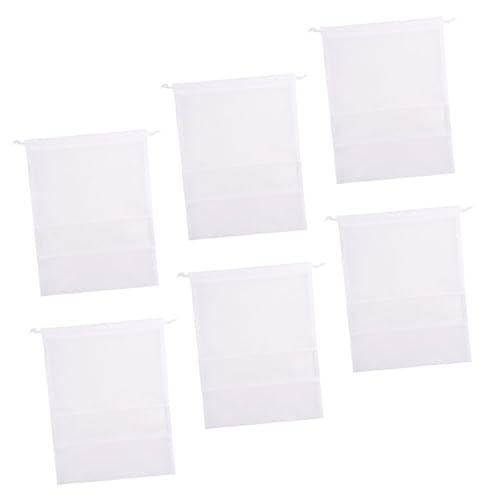 SAFIGLE 6stücke Schuhbeutel Mit Kordelzug Wiederverwendbare Aufbewahrungstaschen Mit Transparentem Fenster Für Damen Und Herrenschuhe Reisen Und Tägliche Organisation Von Schuhen Und von SAFIGLE