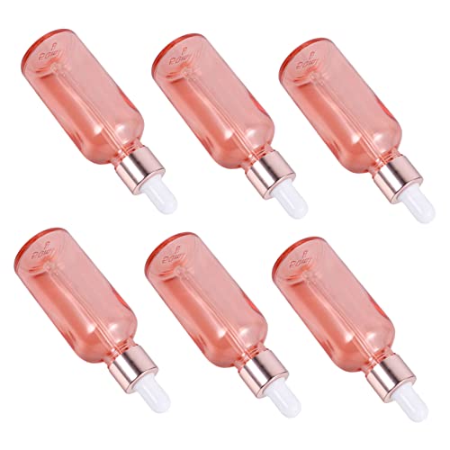 SAFIGLE 6stücke Tropfflasche Mit Runder Schulter Roségold Für Ätherische Öle Lotionen Und Flüssige Kosmetikprodukte Dicht Schließend von SAFIGLE
