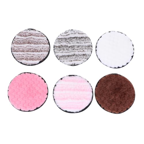 SAFIGLE 6stücke Wiederverwendbare Make-up-entferner-puderquasten Flauschige Reinigungspads Make-up-zubehör Puderschwamm Make-up-puderquaste SAFIGLE 6stücke Wiederverwendbare Make-up-entferner-puderquasten Flauschige Reinigungspads Make-up-zubehör Puderschwamm Make-up-puderquaste von SAFIGLE