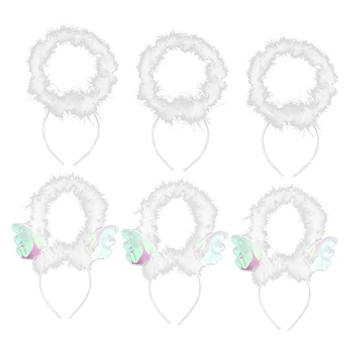 SAFIGLE 6stücke - -stirnband Mit Feder-accessoire Aus Weiches Kopfschmuck-zubehör Langlebig Für Cosplay Und Partys von SAFIGLE