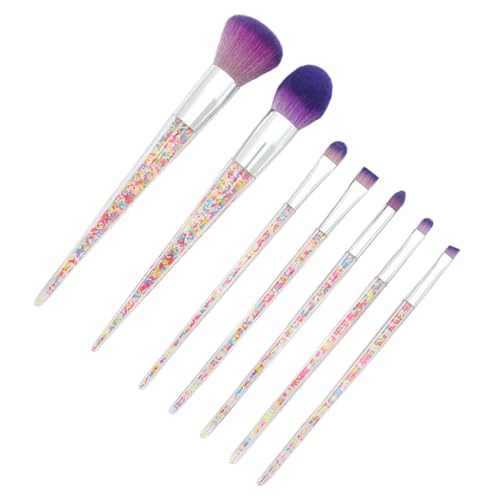 SAFIGLE 7stücke Teiliges Professionelles Make-up Make-up-tools Puder Für Damen Silbertube von SAFIGLE