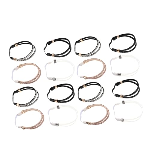 SAFIGLE 8 Paare Elastische High Heel Schuhriemen mit Funkelnden Strasssteinen Verstellbare Abnehmbare Anti-rutsch Bänder für Damen Vielseitige Ersatzriemen für Formelle und Freizeit von SAFIGLE