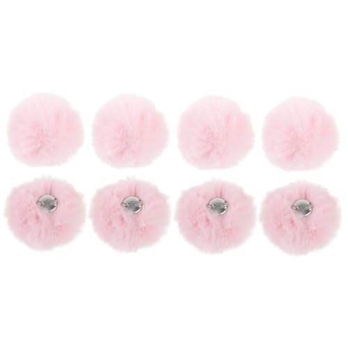 SAFIGLE 8stücke Flauschige Brosche Kunstfell Dekoration Für Kleidung Hüte Und Handwerk Pastellfarbene Mit Sicherheitsnadel von SAFIGLE