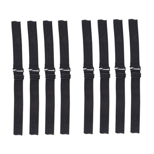 SAFIGLE 8 Stk Perücke Anpassungsriemen Gummiband für Perücke Spitzenstirnband BH-Trägerverlängerung Perücken-Gummiband wig perückenband Perückenriemen Perückengriffband Polyester von SAFIGLE