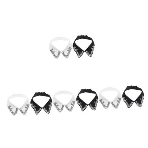 SAFIGLE 8stücke Teiliges Abnehmbarer Kragen Mit Glassteinen Fake-kragen Für Frauen Für Partys Hochzeiten Und Festliche Anlässe von SAFIGLE