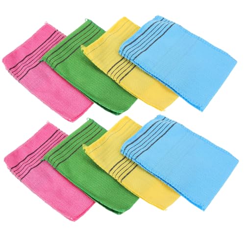 SAFIGLE 8 Stück Grobgewebtes Sauna Handtuch Effektives Peeling für Glatte Haut für Sauna und Bad von SAFIGLE