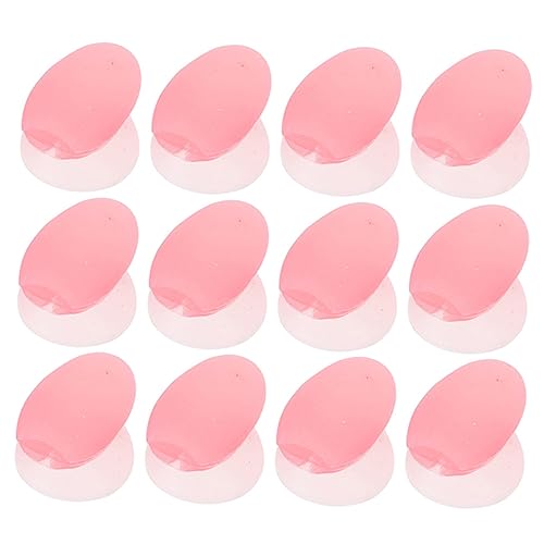 SAFIGLE 8 Stück Lippenpinsel Staubschutz Röhren Abdeckung Gesicht Organizer für Lippen-Make-up-Pinsel Zubehör für Lippen-Make-up-Pinsel Make-up-Pinsel deckt Silikon ab Kieselgel Rosa von SAFIGLE