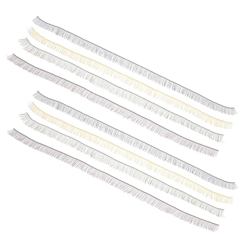 SAFIGLE 8 Stück Puppenwimpern dekorative wimpern falsche Wimpern Künstliche Puppen-Make-up-Wimpern Bastelbedarf für Puppen Künstliche Wimpern für Puppe Nylon von SAFIGLE