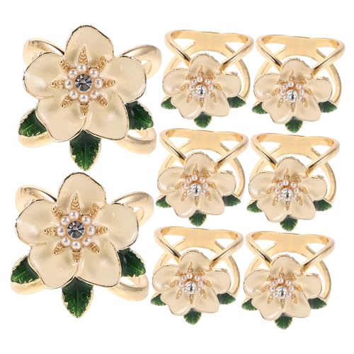 SAFIGLE 8 Stück Rutsch Gartenia Schal Halter Pin für Schals Tücher Krawatten Modeaccessoire für Besondere Anlässe von SAFIGLE