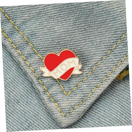 SAFIGLE 8 Stück Teiliges Herzbroschen Set aus Emaille und Legierung Rote Anstecknadeln für Damen Langlebig Vielseitig für Muttertag Valentinstag Hochzeit Kleidung Schals Taschen und Jacken von SAFIGLE