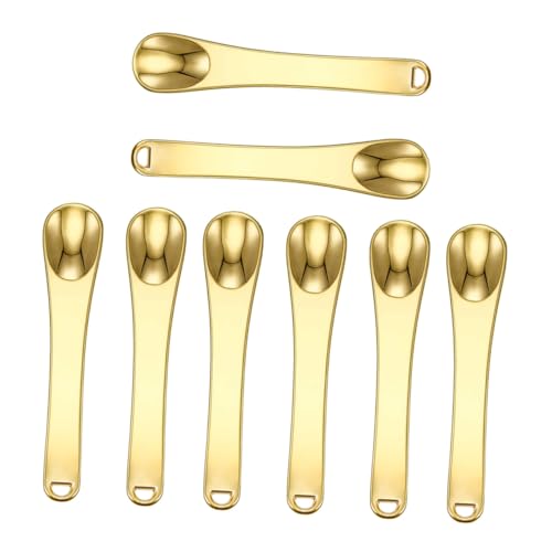 SAFIGLE 8 Stück Teiliges Kosmetikspatel für Gesichtspflege Hygiene Löffel für Creme Maske und Lotion Tragbares Beauty Werkzeug für Anwendung Goldfarbenes Design für Stilvolle Pflege SAFIGLE 8 Stück Teiliges Kosmetikspatel für Gesichtspflege Hygiene Löffel für Creme Maske und Lotion Tragbares Beauty Werkzeug für Anwendung Goldfarbenes Design für Stilvolle Pflege von SAFIGLE