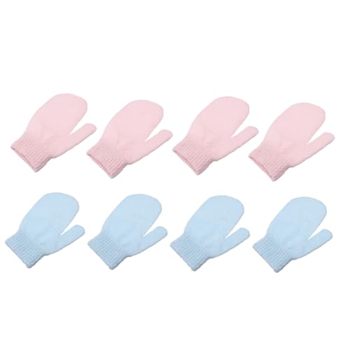 SAFIGLE 8 Stück badetuch handschuhe für schrubben Körper Fausthandschuh waschen Peeling-Badehandschuhe Hauthandschuhwäscher Bade-Peeling-Handschuh Badwäscher Werkzeug Duschhandschuh Nylon von SAFIGLE