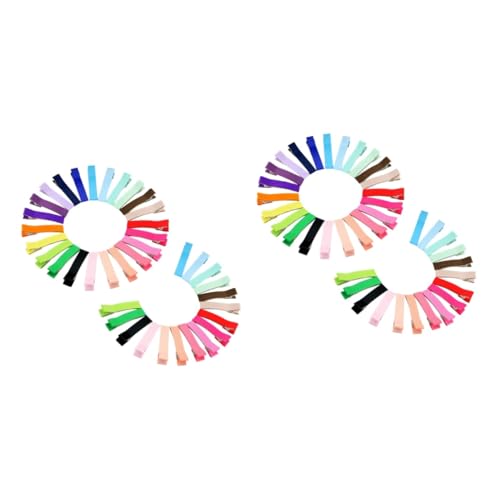 SAFIGLE 2 Sets Kinder-haarspangen Verschiedene Farben Für Jungen Und Mädchen Ohne Griff Metall-haarspange Boutique-haar-accessoires 40 Stück X 2 von SAFIGLE