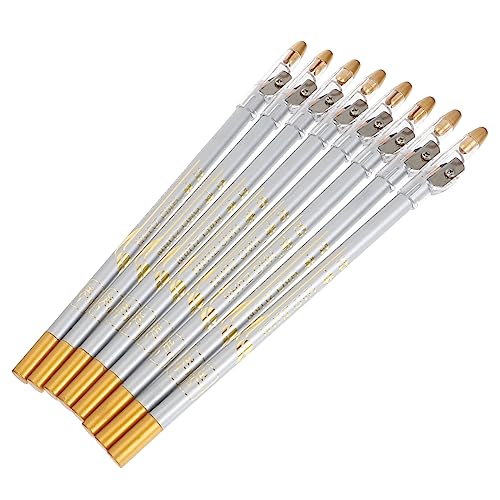 SAFIGLE 8stücke Augenbrauenstifte Mit Anspitzer Transparent Wasserfest Wischfest Für Make-up Leicht Und Modisch Mit Anspitzerkappe Für Unterwegs von SAFIGLE