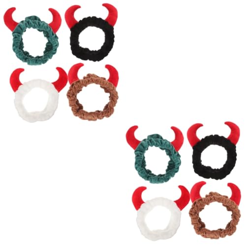 SAFIGLE 8stücke Teiliges Devil Horn Haarband Für Damen Weiches Dehnbares Make-up Stirnband Für Gesichtsreinigung Pflege Und Spa Design von SAFIGLE
