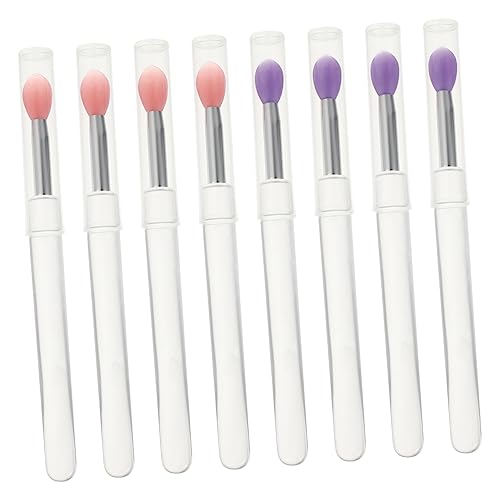 SAFIGLE 8stücke Teiliges Silikon Make-up-applikatoren Für Lidschatten Und Lippenstift Mit Transparentem Deckel Präzise Anwendung Tragbar Und Langlebig Für Täglichen Gebrauch SAFIGLE 8stücke Teiliges Silikon Make-up-applikatoren Für Lidschatten Und Lippenstift Mit Transparentem Deckel Präzise Anwendung Tragbar Und Langlebig Für Täglichen Gebrauch von SAFIGLE