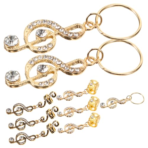 SAFIGLE 9stücke Teiliger Haarschmuck Für Zöpfe Noten-design Formbarer Dreadlock-zier Robustes Material Wiederverwendbar Für Verschiedene Haarfarben Und Stile Einfach Zu Tragen von SAFIGLE