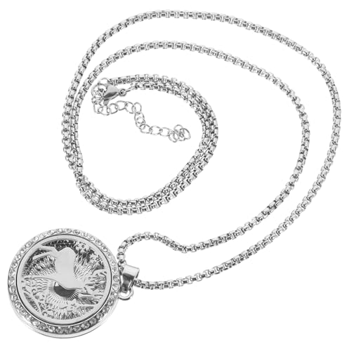 SAFIGLE Ätherisches Öl Diffusor Halskette Aromatherapie Anhänger Für Damen Parfüm Öl Halskette Mit Weihnachtsmotiv Stilvolle Dekorative Aroma Kette von SAFIGLE