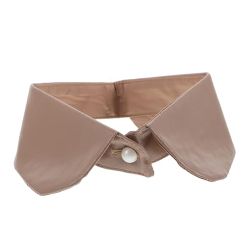 SAFIGLE Abnehmbarer Rundkragen für Frauen Dekorativer False Collar für Pullover Blusen Winteroutfits Modisches Accessoire für Vielseitige Looks von SAFIGLE