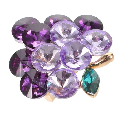 SAFIGLE Alloy Frucht Trauben Brosche Damenmodisch Kleidung Pin Sommer Schmuck Accessoire für Hüte Jacken Kleider von SAFIGLE