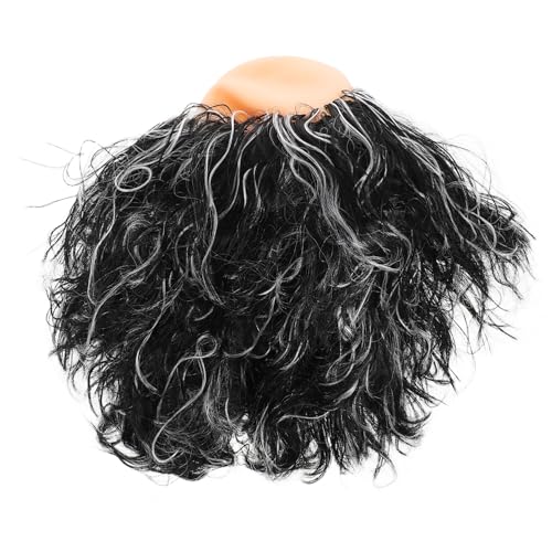 SAFIGLE Alter Mann Perücke Glatze Perücke Cosplay Alte Mann Kostüm Männer Halloween Kostüm Zubehör von SAFIGLE