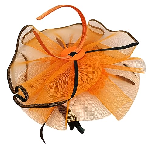 SAFIGLE Anlasshüte Tea-party-kopfbedeckung Brautkopfbedeckung Tea-party-hüte Zubehör Junggesellin Für Frauen Kopfschmuck Stirnband Stirnbänder Kostüm Kopfbedeckung Damen Mesh von SAFIGLE