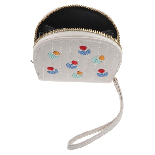 SAFIGLE Stickerei-geldbörse Aus Hochwertigem Pu-Material Und Metall Ästhetische Münzbewahrung Für Damen Platz Für Münzen Kreditkarten Ausweise Und Visitenkarten Kompakt Und Leicht Für Reis von SAFIGLE