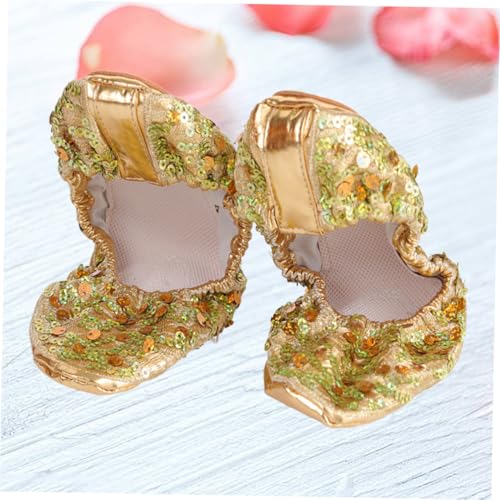 SAFIGLE Anti rutsch Pailletten Tanzschuhe Damen XL Runde Sohle Dehnbarer Strapazierfähiges Material Leicht und Tragbar Für Ballett Yoga und Zeitgenössischen Tanz SAFIGLE Anti rutsch Pailletten Tanzschuhe Damen XL Runde Sohle Dehnbarer Strapazierfähiges Material Leicht und Tragbar Für Ballett Yoga und Zeitgenössischen Tanz von SAFIGLE