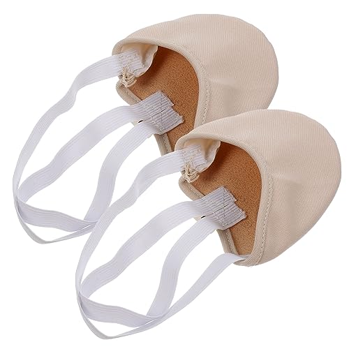 SAFIGLE Antirutsch Tanzsocken für Damen und Mädchen Atmungsaktive Halbe Ballettschuhe in Hautfarbe Xs Komfortabel Elastisch für Yoga Ballett und von SAFIGLE