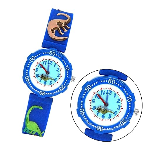 SAFIGLE Modeuhr kinderuhren Armbanduhr Kinder dinomask Aufbringen Kinder-Armbanduhr Geschenkuhren Uhr aus hochwertigem Material Dinosaurieruhr Quartz Uhr wasserdicht Anschauen Japan 3D von SAFIGLE