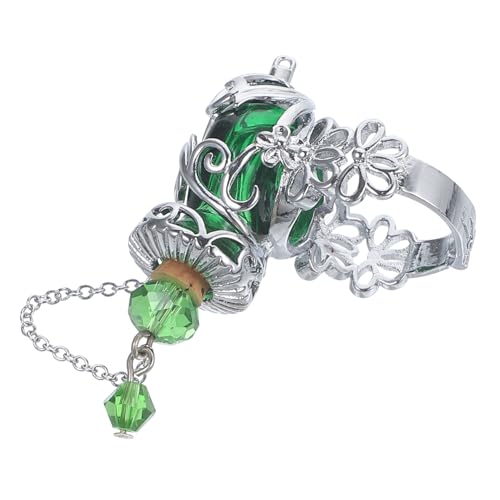 SAFIGLE Aroma Ring Aus Ätherischen Ölen Stilvoller Finger Schmuck Legierung Für Damen Langlebiger Kreativer Duft Diffuser Ring Grün Für Jeden Anlass SAFIGLE Aroma Ring Aus Ätherischen Ölen Stilvoller Finger Schmuck Legierung Für Damen Langlebiger Kreativer Duft Diffuser Ring Grün Für Jeden Anlass von SAFIGLE