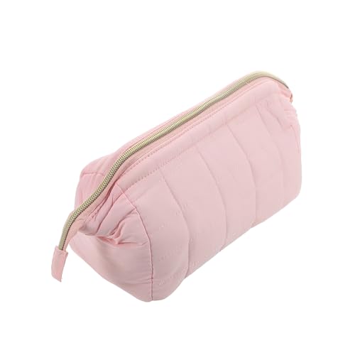 SAFIGLE Aufbewahrungsbeutel Waschen Taschenbehälter Kosmetiktasche Für Mädchen Schönheitspolierscheibe Fake-po-Requisiten Süßer Handyhalter Tragbare Kosmetiktasche Baumwolle Rosa von SAFIGLE