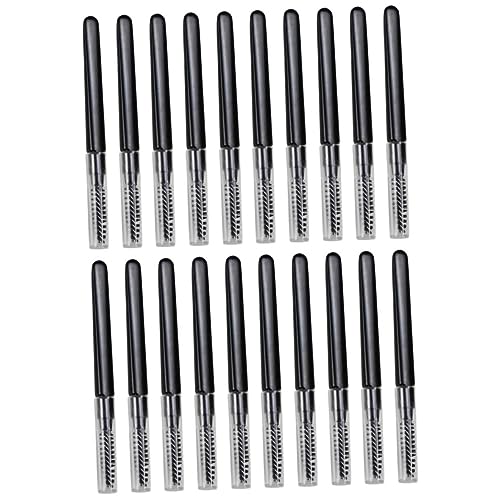 SAFIGLE Augenbrauenbürste 20 Stück Tragbar Mit Deckel Nylonborsten Für Augen Make up Für Damen Und Herren Make up Tool SAFIGLE Augenbrauenbürste 20 Stück Tragbar Mit Deckel Nylonborsten Für Augen Make up Für Damen Und Herren Make up Tool von SAFIGLE