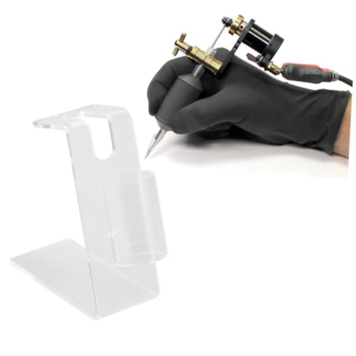SAFIGLE Acryl-maschinen-displayrahmen Acryl-maschinen-organizer Maschinen-displayständerhalter Zubehör Für Tätowiermaschinen Platzierungshelfer Für Profi Und Heimgebrauch von SAFIGLE