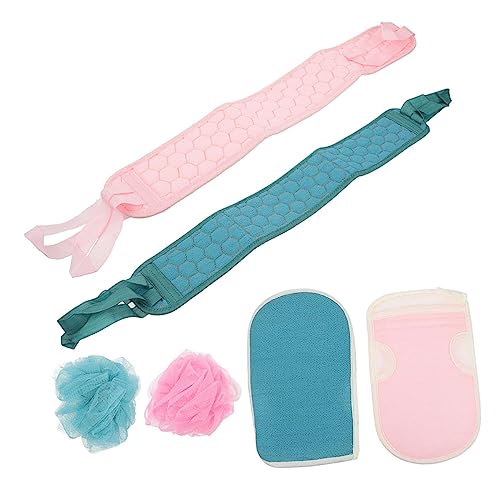 SAFIGLE Badetücher Mit Rückenmassagetücher Und Rückenschrubber Für Duschtücher Badezubehör Leicht Zu Transportieren Verstauen Peeling Und Schmutzentfernung Geschmeidiges von SAFIGLE