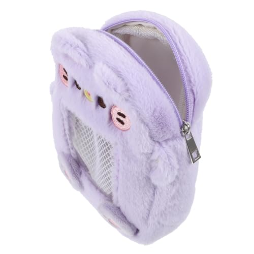 SAFIGLE Kleiner Bären-kartenhalter Mit Reißverschluss Multifunktionale Geldbörse Für Mädchen Als Schlüsselanhänger Oder Münzfach Transparentes Design Aufbewahrung Für Karten Und von SAFIGLE