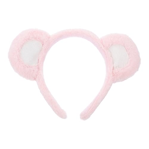 SAFIGLE Bärenohr Stirnband Plüsch Haarband für Frauen Mädchen Rutschfestes Accessoire für Partys Cosplay Hochzeiten Weihnachten von SAFIGLE