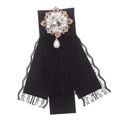 SAFIGLE Barock Spitzen Schleifenbrosche mit Strass und Perlen Damen Brosche für Blusen und Anzüge Vielseitiges Schmuck Accessoire für Mutter Tochter Schwester SAFIGLE Barock Spitzen Schleifenbrosche mit Strass und Perlen Damen Brosche für Blusen und Anzüge Vielseitiges Schmuck Accessoire für Mutter Tochter Schwester von SAFIGLE