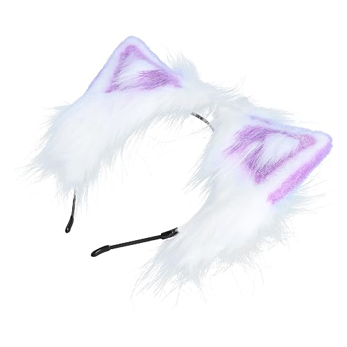 SAFIGLE Biegsamer Furry Haarreifen mit Tierohren Dekorativer Haarschmuck für Partys Cosplay und Festivals Niedliches und Haar Accessoire von SAFIGLE