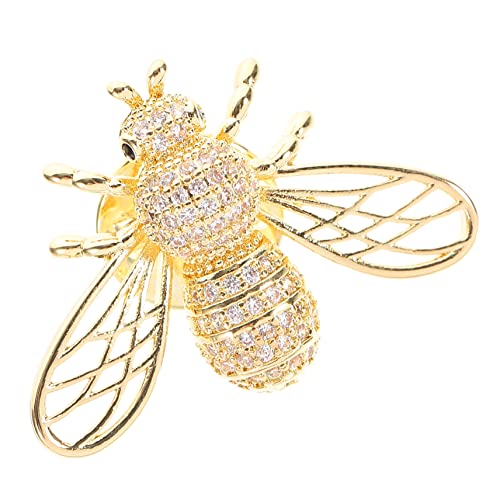 SAFIGLE Bienen-Corsage-Brosche Pin-Abzeichen Rückseiten Kleid Ausweis Stellnadel brosche vintage retro styles Anstecknadel für Rucksäcke Vintage Broschennadel Strasssteine Golden SAFIGLE Bienen-Corsage-Brosche Pin-Abzeichen Rückseiten Kleid Ausweis Stellnadel brosche vintage retro styles Anstecknadel für Rucksäcke Vintage Broschennadel Strasssteine Golden von SAFIGLE