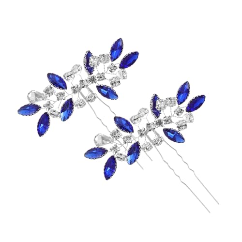 SAFIGLE Haarnadeln Mit Strass U-förmig Glitzer-haarspangen Für Hochzeit Brautschmuck Haarschmuck Für Frauen Und Mädchen Brautjungfernaccessoires von SAFIGLE