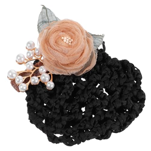SAFIGLE Blumen Haarnadel Dutt Haarnetz Haar Accessoire Clips Wraps Für Frauen Haarnetze Haarspangen Blumen Haarknoten Abdeckung Blumen Dutt Netz Haarblumen Für Frauen Farbige von SAFIGLE