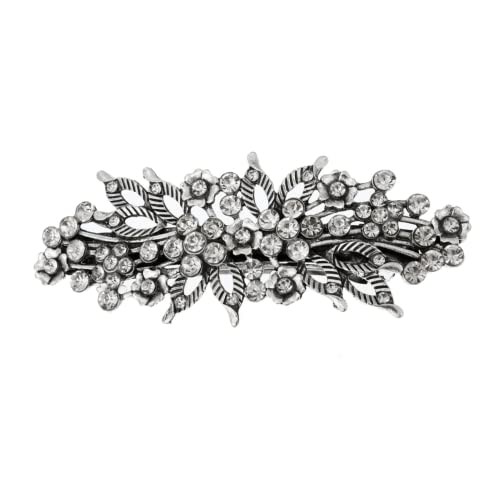 SAFIGLE Blumen Haarspange mit Strasssteinen Frühlings Haarpin für und Mädchen Vielseitiges Haarschmuck Accessoire für Besondere Anlässe und Alltag von SAFIGLE