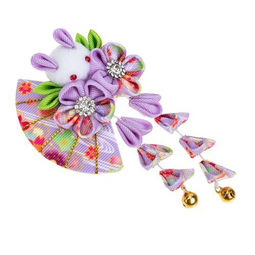 SAFIGLE Blumen Quaste Haarspange Häschen Haarnadel Retro Haarschmuck für Damen Geeignet für Hanfu Outfits und Besondere Anlässe für Dickes und von SAFIGLE