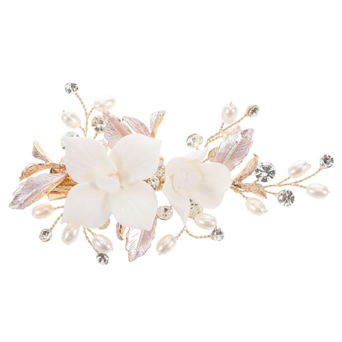 SAFIGLE Blumen-haarspange Aus Keramik Für Frauen Blumenmuster-design Sicherer Clip-halter Für Hochzeiten Fotoshootings Und Formelle Anlässe Langlebiges Kopfschmuck-accessoire von SAFIGLE