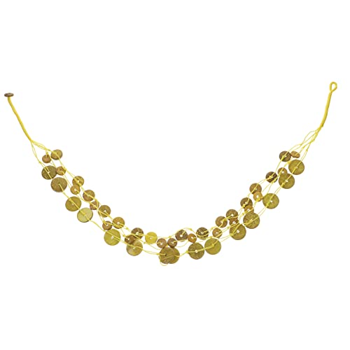 SAFIGLE Holzperlen Halskette Damen Klobige Mehrlagige Ethno Kette Hautfreundlich Und Langlebig Statement Schmuck Für Sommerpartys Geschenkidee Für Frauen von SAFIGLE