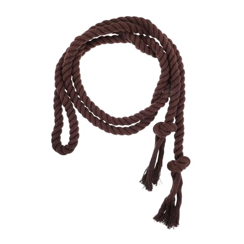 SAFIGLE Braided Cotton Waist Rope Mit Stilvollen Quasten Einstellbarer Vielseitiger Gürtel Im Mittelalterlichen Stil Für Frauen Für Verschiedene Outfits Und Anlässe Handgefertigt von SAFIGLE