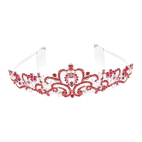 SAFIGLE Braut Diadem Tiara aus Legierung mit Funkelnden Strasssteinen Leichtes Hochzeits Kopfschmuck für Mädchen Haarschmuckkrone für Hochzeit Party Fotoshootings und Festliche Anlässe von SAFIGLE