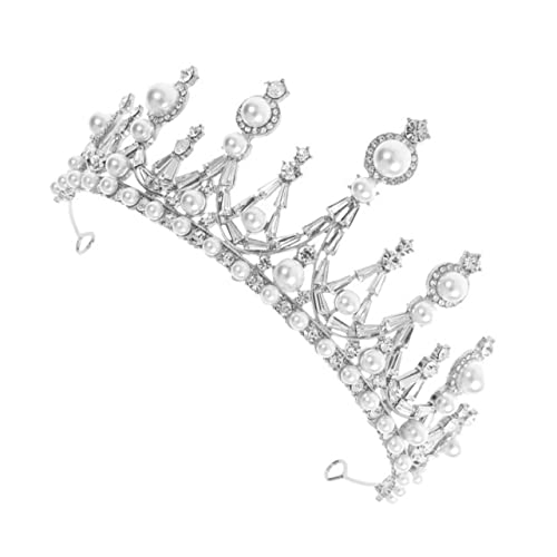 SAFIGLE Braut Krone Haarschmuck Stilvolle Tiara mit Funkelnden Schmuckelementen für Unvergessliche bei Ihrer Hochzeit oder Verlobung von SAFIGLE