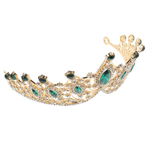 SAFIGLE Braut Tiara Hochzeit Krone mit Kristallbesatz Damen Haarschmuck Vintage Stil Feines Diadem für Besondere Anlässe Wie Hochzeit Bankett Fotoshooting Klassische Kopfbedeckung von SAFIGLE